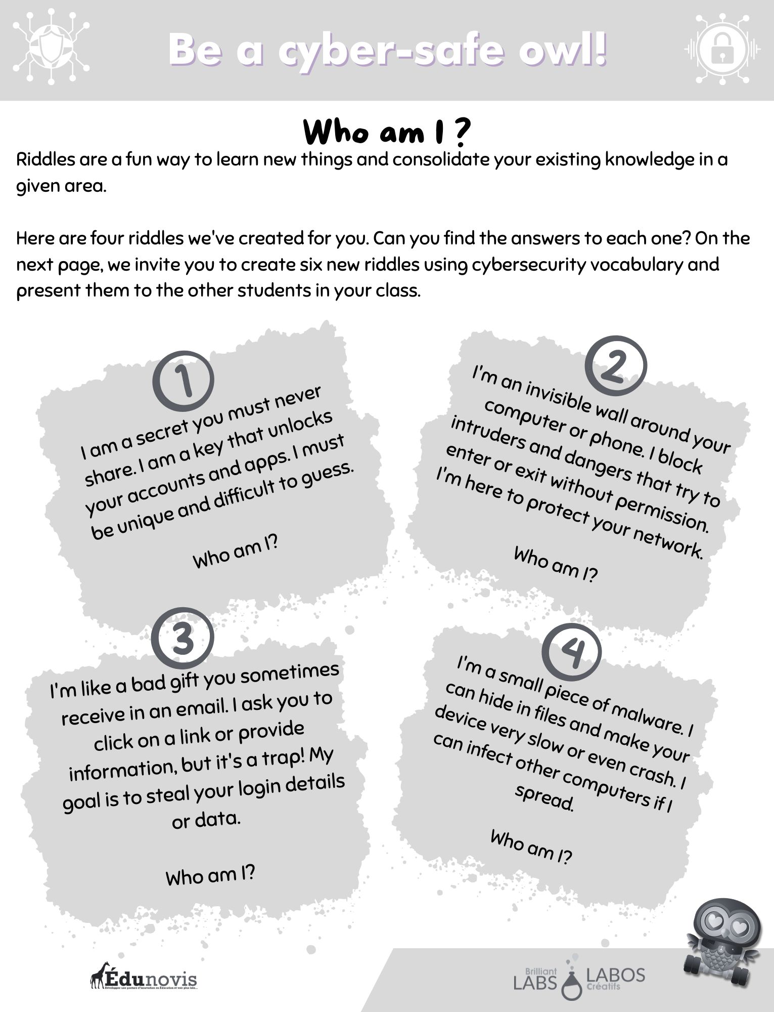 Cover image for the riddles document