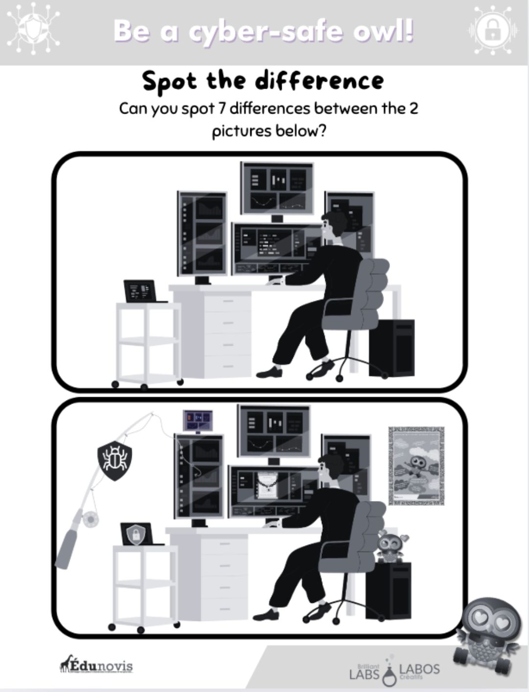 Cover image for the spot the differences document