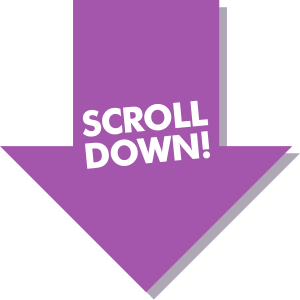 Arrow telling user to scroll down